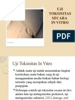 Pertemuan 7. Uji Toksisitas Secara in Vitro