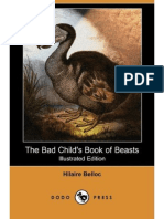 The Bad Child's Book of Beasts - H. Belloc