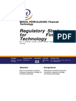 Modul 3 Regulatory Strategy For Financial Technology