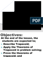 Theorems of Trapezoid Explained