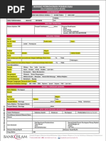 Borang Permohonan Pembiayaan Bank Islam