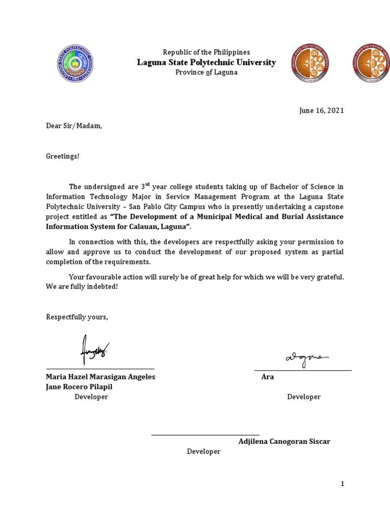 Capstone Letter Client PDF