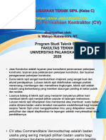 Pertemuan-07 - Kewirausahaan Teknik Sipil-Cara Mendirikan Perusahaan - Waluyo Nuswantoro 2020