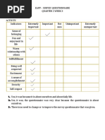 EAPP (Survey Questionnaire)