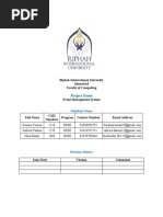 Riphah International University Islamabad Faculty of Computing