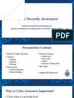 Cyber Security Awareness Presentation