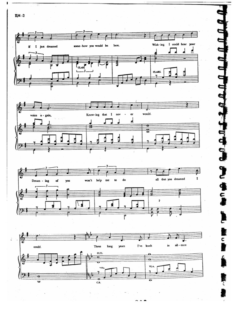 The-Phantom-Of-The-Opera-Piano-Vocal-Score (Trascinato) | PDF