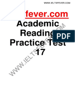 Ieltsfever Academic Reading Practice Test 17 PDF