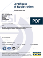 LTE Scientific LTD: Quality Management System - Iso 9001:2008