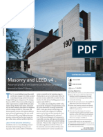 Masonry and LEED v4: Advanced Products and Systems Can Facilitate Compliance