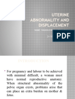 Uterine Abnormality and Displacement