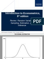 Introduction To Econometrics, 5 Edition: Review: Random Variables, Sampling, Estimation, and Inference