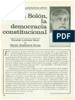 Con Solón, al democracia constitucional