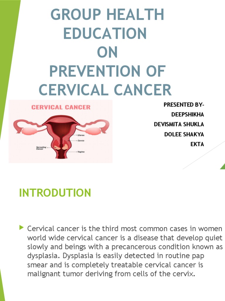 Cervical Cancer Prevention Education | PDF | Cervical Cancer | Causes ...