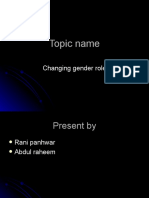 Gender Role