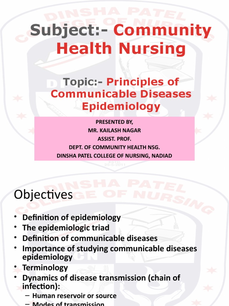 Epidemiology and Communicable Diseases