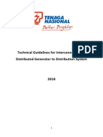 Technical Guideline for Interconnection of Distributed Generator to Distribution System 2018
