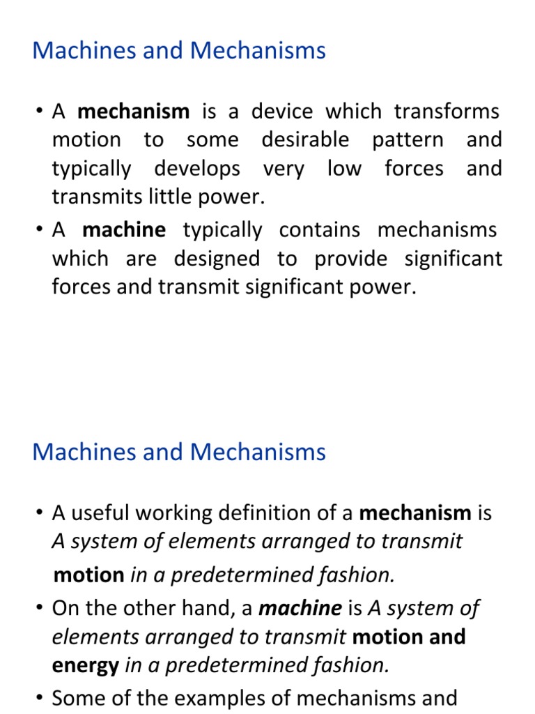 Inversion of Mechanism | PDF | Piston | Machines