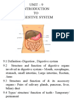 UNIT - 9 Digestive System