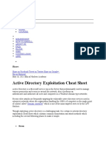 Active Directory Exploitation Cheat Sheet