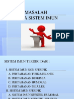 Masalah Pada Sistem Imun