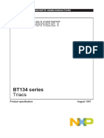 D Data Sheet: BT134 Series