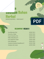 Macam Sediaan: Bahan Herbal