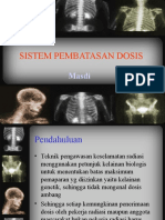 Sist - Pembatasan Dosis