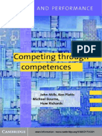Strategy and Performance Competing Through Competences (Strategy and Performance)