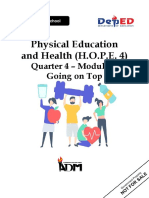 Physical Education and Health (H.O.P.E. 4) : Quarter 4 - Module 5: Going On Top