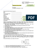 Lampiran II Format Surat Lamaran CPNS BKN T.A. 2021