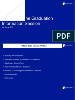 College Online Graduation Information Session: 11 June 2021