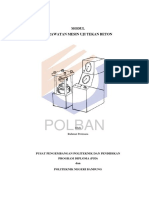 Modul Perawatan Mesin Uji Tekan Beton (Polban)