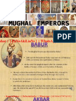 The Mughal Emporers