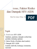 Trend Issue Perilaku Dampak HIV AIDS
