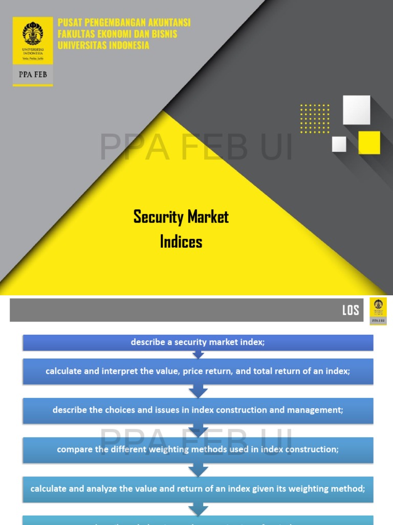 2 XV Security Market Indices PDF Stock Market Index Fixed