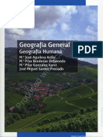 Geografía General II Geografía Humana by M. José Aguilera Arilla, M. Pilar Borderías Uribeondo, M. Pilar González Yanci, José Miguel Santos Preciado