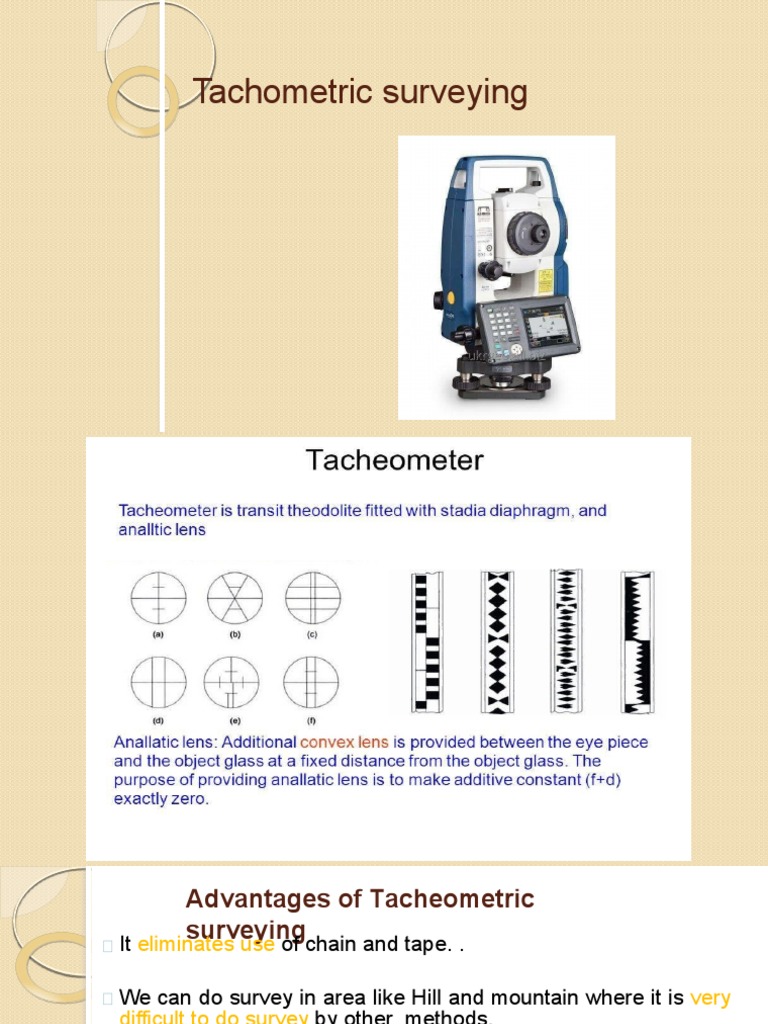 Tacheometric Surveying: Methods & Benefits | PDF | Surveying | Waves
