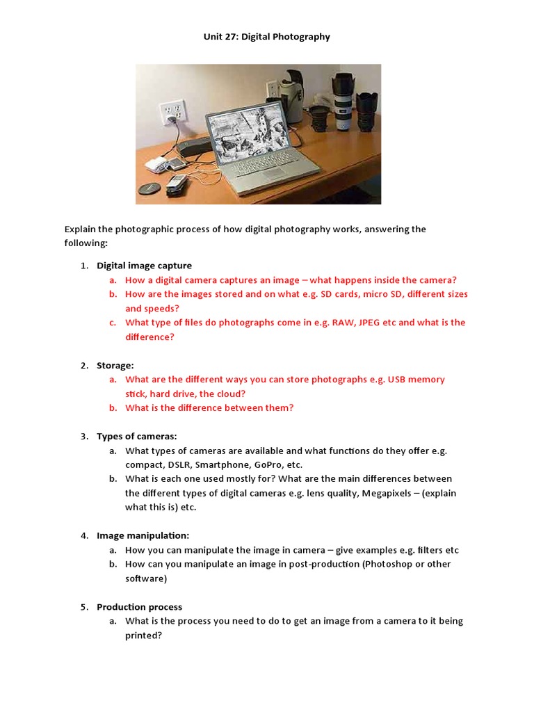 Digital Photography Essentials Guide | PDF | Digital Camera | Digital ...