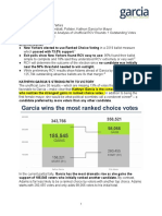 Garcia Post Election Analysis