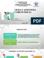 Analgesia y Anestesia