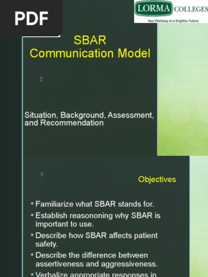 Sbar Communication Model