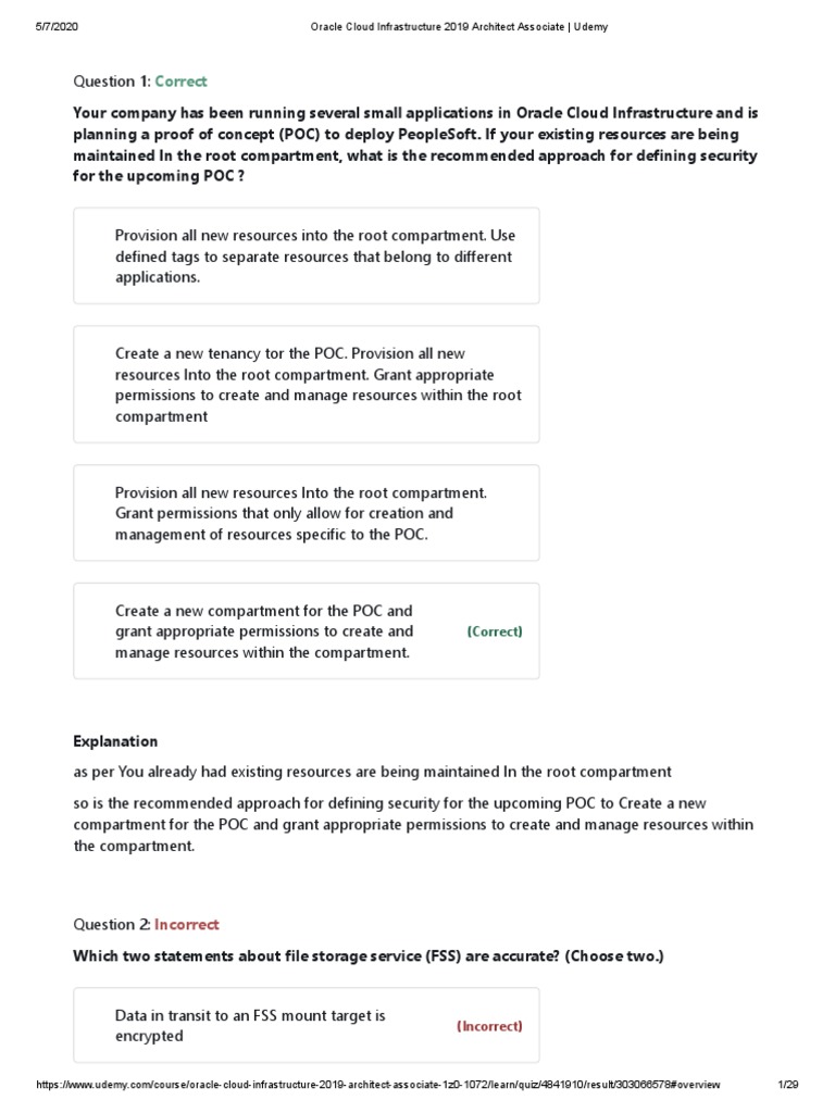 Correct: Incorrect | PDF | Load Balancing (Computing) | Cloud Computing