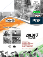Zoloto Valves Pricelist April 2021 PDF