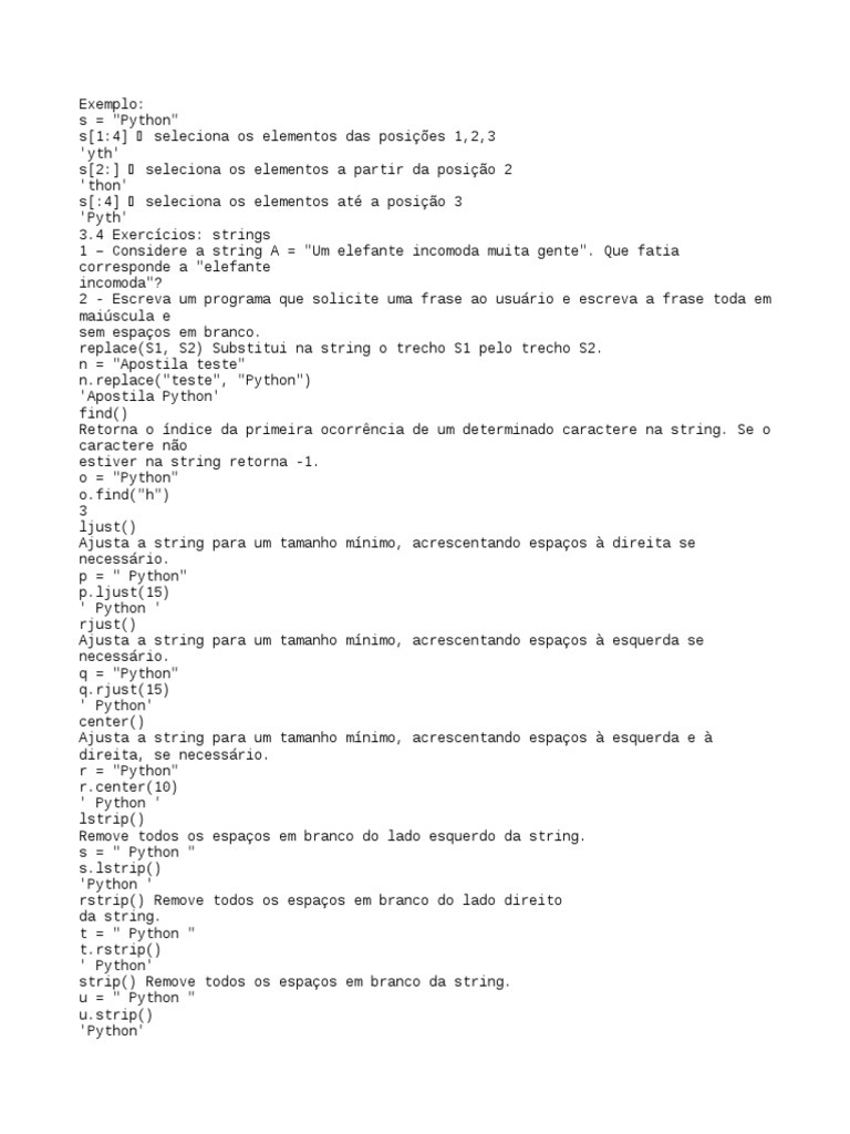 Python 3 | PDF | Python (linguagem de programação) | Ciência da Computação