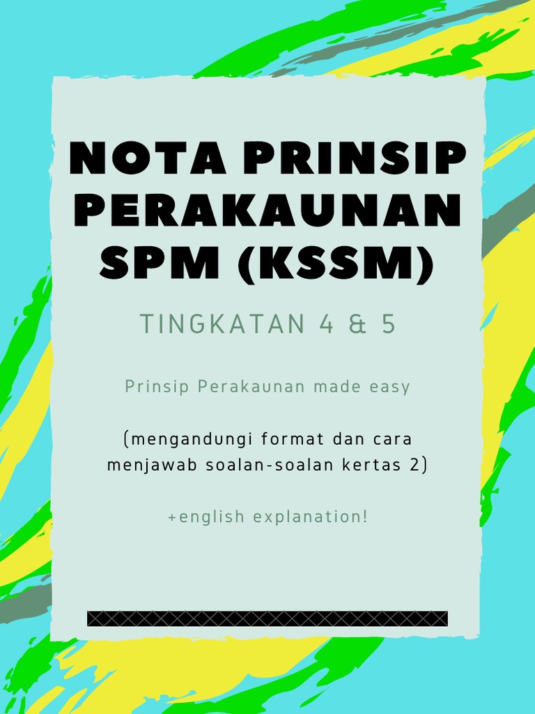 Nota Prinsip Perakaunan Pdf