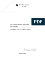 Deep Leaarning Workload Performance Auto-Optimezer