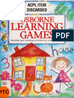 Usborne Learning Games Reading and Counting Activities For Youn