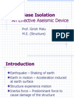 Base Isolation - An Effective Aseismic Device