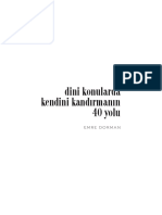 Dini Konularda Kendini Kandırmanın 40 Yolu Emre Dorman